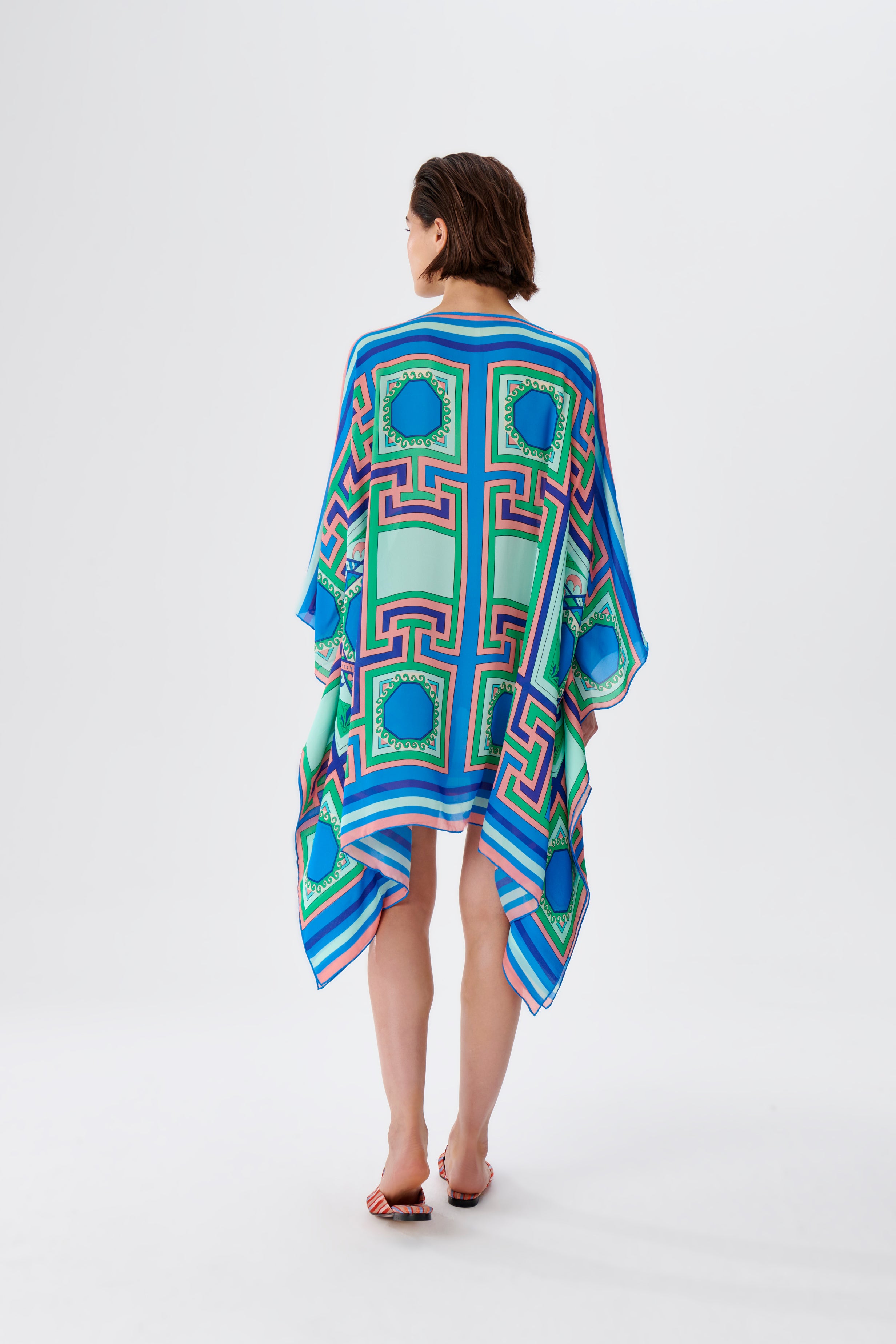 Zeugma Geometric Pattern Pareo Dress