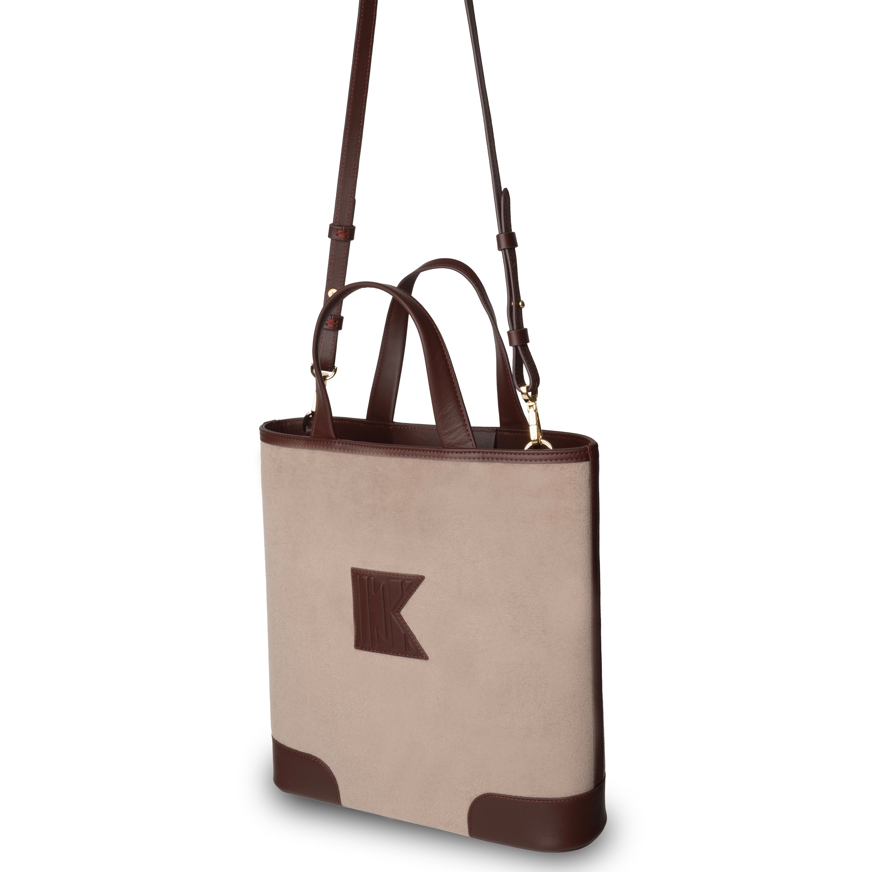 Kutnu Wallet-Detail Burgundy Velvet Shoulder Bag