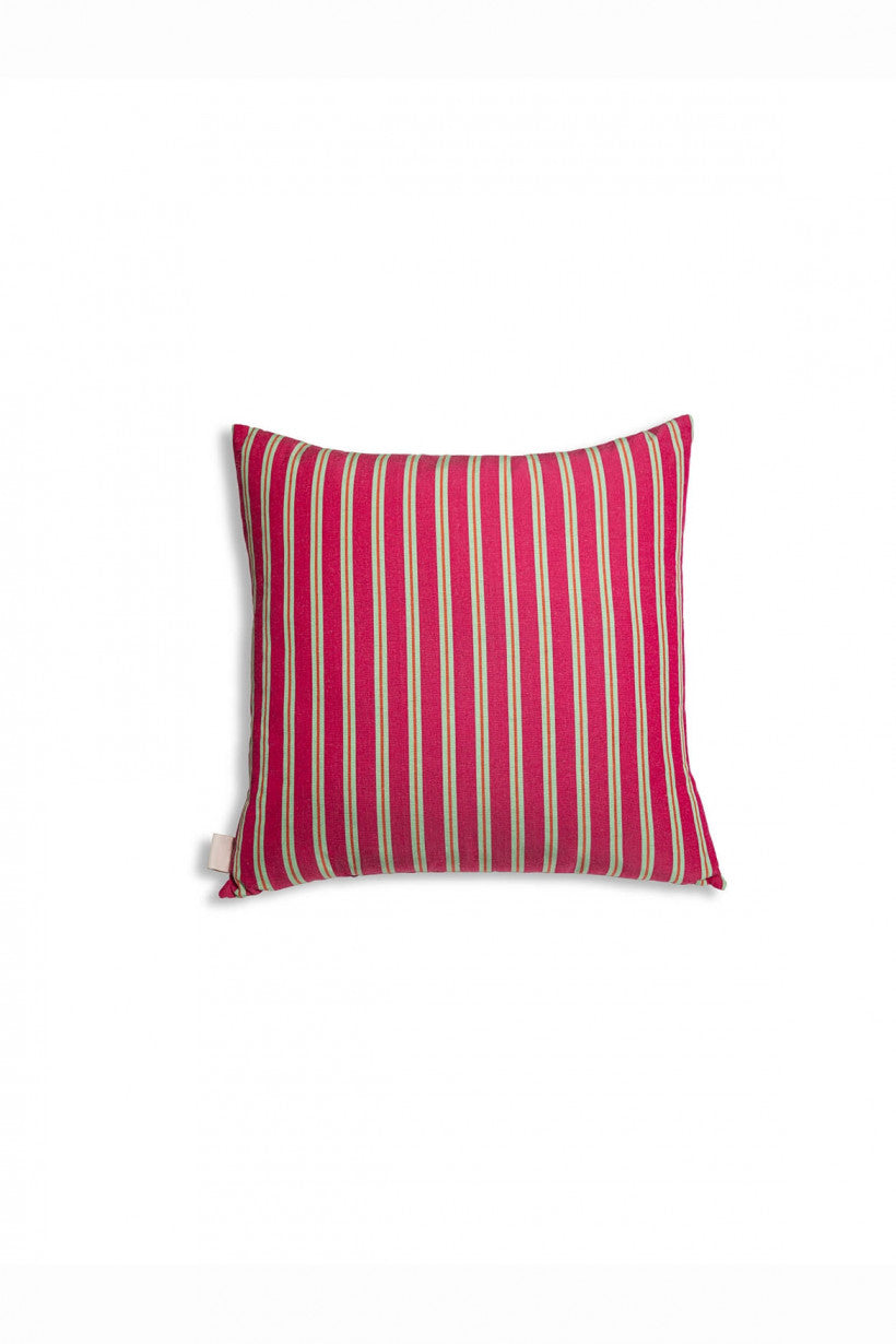 Üçgen Pembe Patchwork Yastık