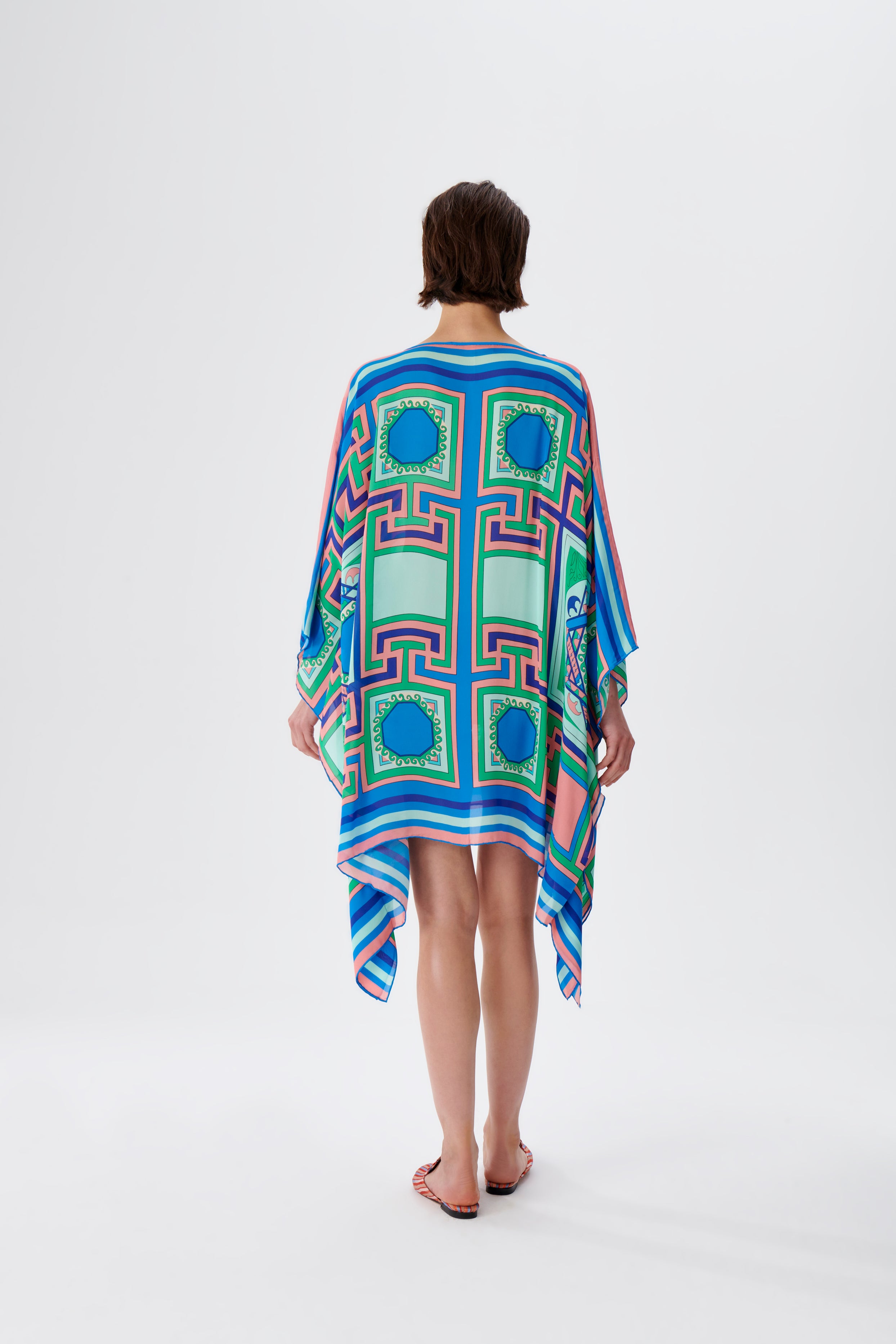 Zeugma Geometric Pattern Pareo Dress