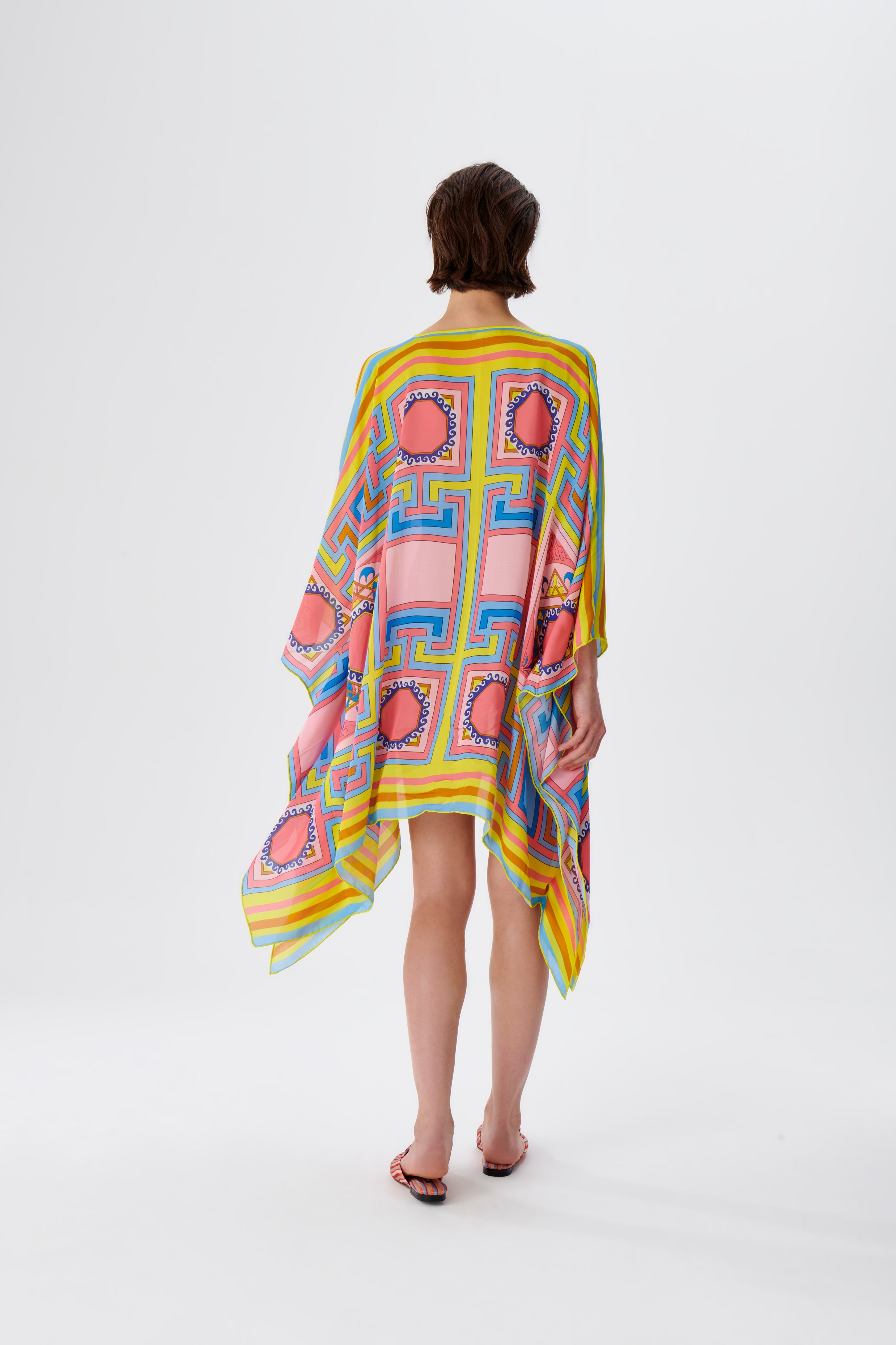 Zeugma Geometric Pattern Pareo Dress